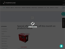 Tablet Screenshot of powercare.com.au